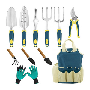 11 Pieces Garden Tools Set Premium Aluminium Alloy Durable Gardening Tools Gardening Gifts for Women Men Kids