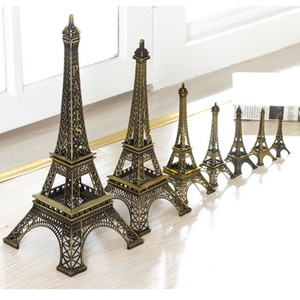 Wholesale souvenirs paris large eiffel-tower-wall-art-decor 3d model decoration metal home decor