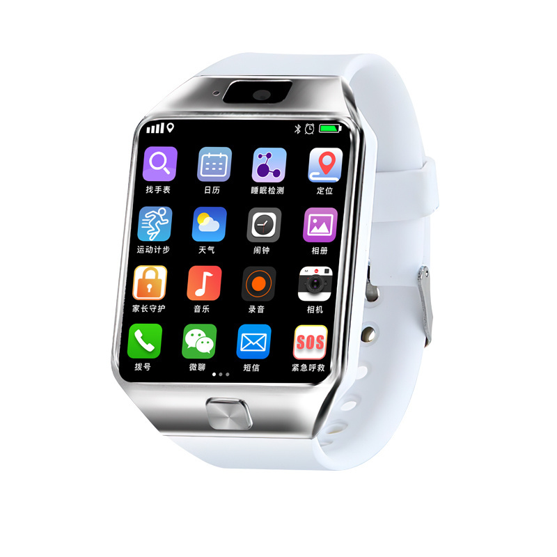 Waterproof mp3, mp4 gps media support smart watch mobile phone ip68