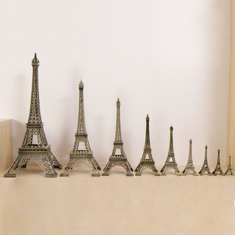 Wholesale souvenirs paris large eiffel-tower-wall-art-decor 3d model decoration metal home decor