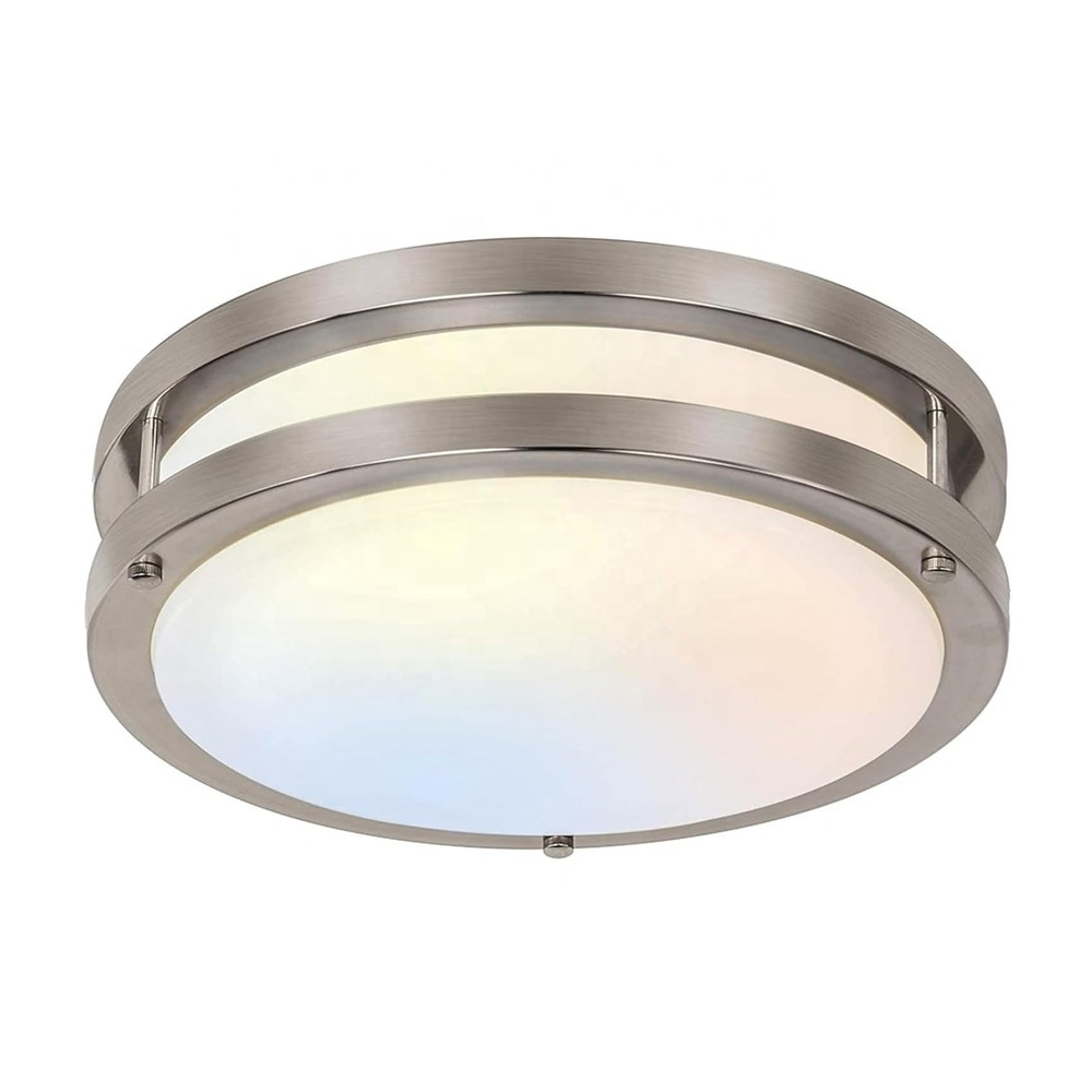 10 inch Flush Mount LED Ceiling Light Fixture 17W 1100lm  2700K/3000K/3500K/4000K/5000K Adjustable Ceiling Lights