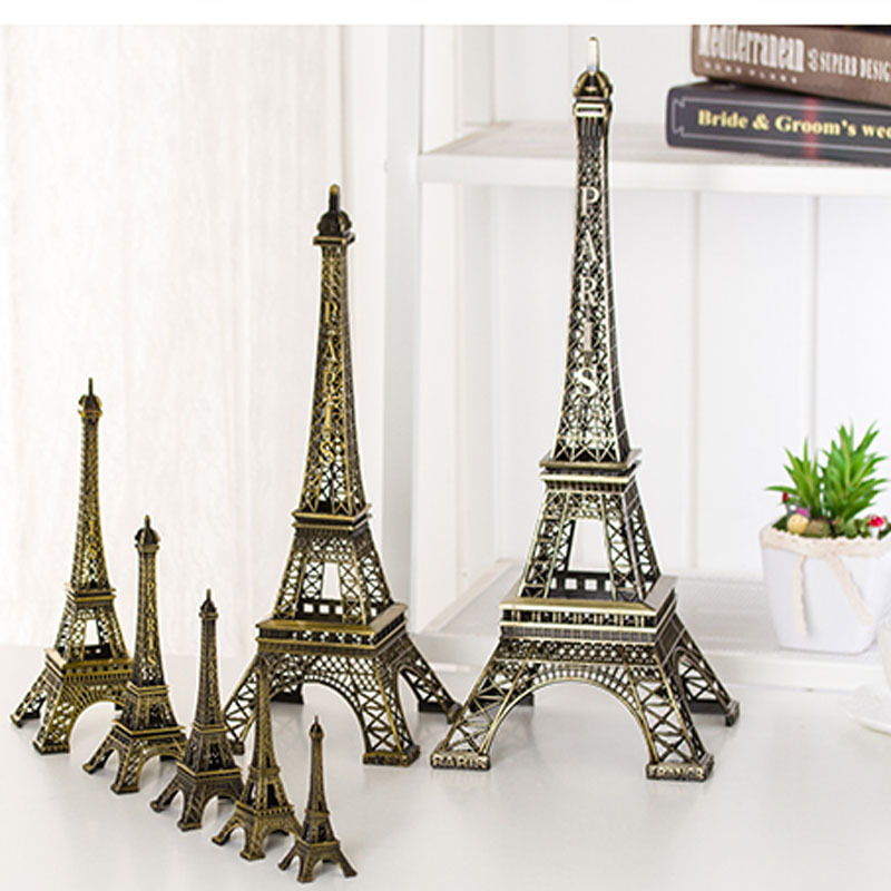 Wholesale souvenirs paris large eiffel-tower-wall-art-decor 3d model decoration metal home decor