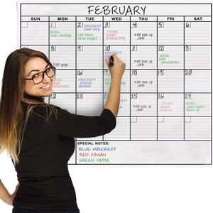 Large 24*36" Jumbo Magnetic or Unmagnetic Whiteboard Year Poster Dry Erase Wall Calendar for office home school