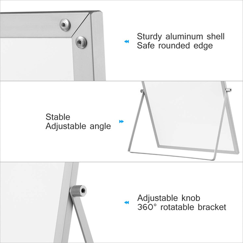 Desktop Mobile Foldable Portable Mini Double Sided Small Dry Erase Magnetic Erase White Board Whiteboard for Home Office