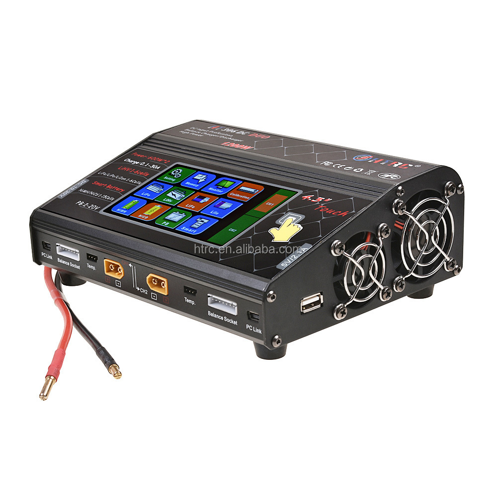 HT306 300W *2 DC DUO RC Lipo  balance charger  Lilon/LiPo/LiFe/LiHV/NiMH/NiCd/PB Battery Charger for Rc Radio Toys