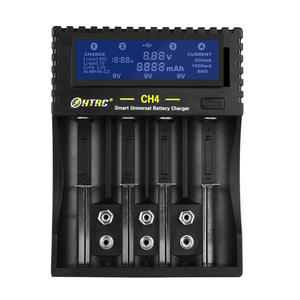 HTRC CH4 battery charger for 26650 18650 6F22 9V AA 16340 14500 Lipo Li-ion Li-fe Ni-MH Ni-CD battery charger for RC toys