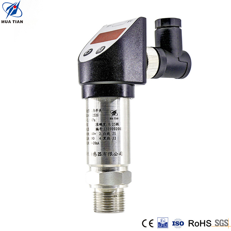 China Huatian OEM ODM CE CYB0505 micro digital display water pressure switches for petroleum chemical industry