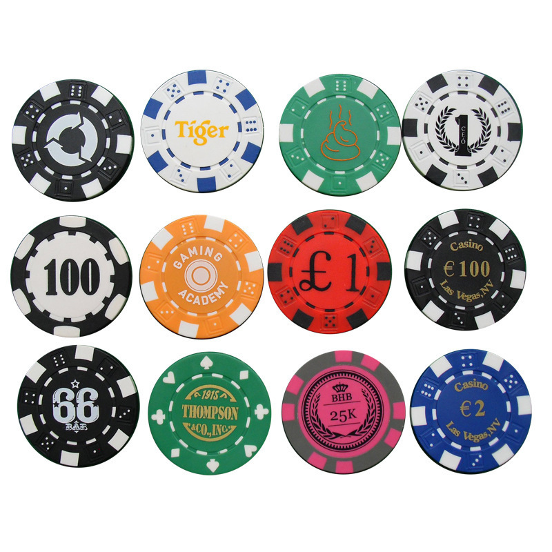 Low MOQ Custom Logo Professional Casino Ceramic Clay Poker Chips For Texas Blackjack Gambling