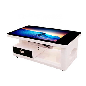 49 Inch Interactive Conference Restaurant Top Smart Digital Multi-Function LCD Indoor Monitor Touch Screen Coffee Game Table