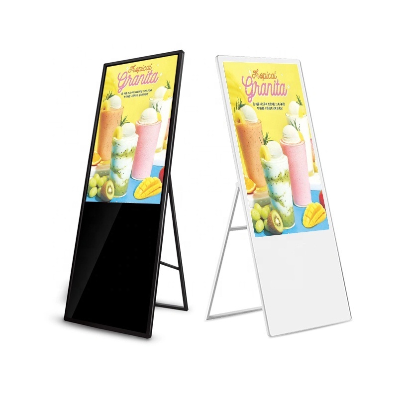 32 Inch Indoor Digital Signage And Displays OEM Advertising Playing Equipment Totem Portable Full HD LCD Advertising Player