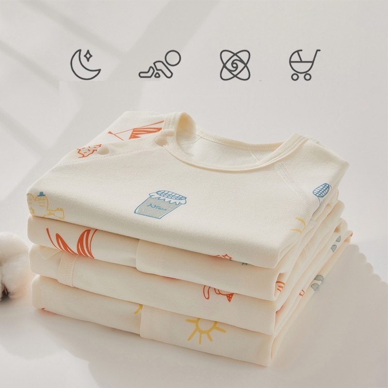 Newborn Baby Romper Clothes 100% Cotton Long Sleeve Organic Cotton Baby Rompers Wholesale Baby Clothes