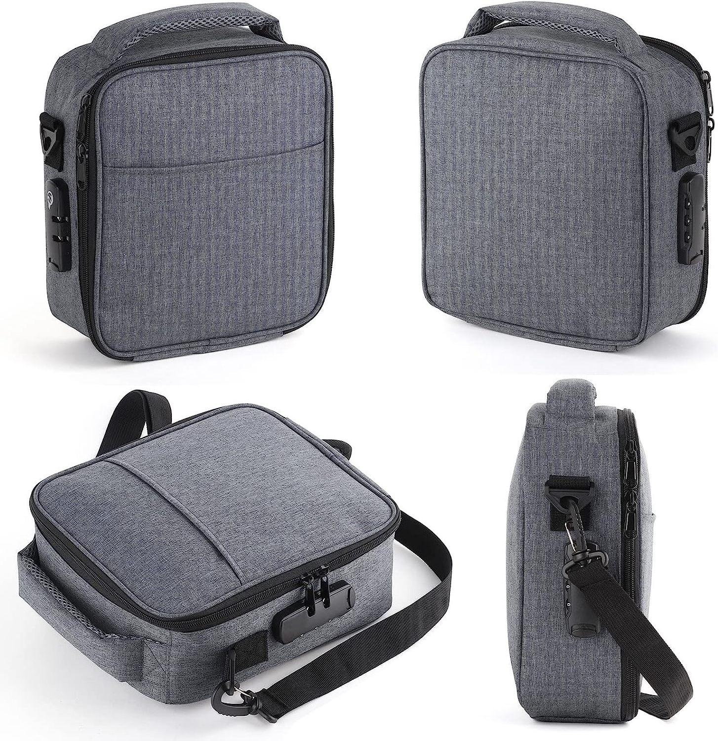 Removable lock Individual odor-proof bag  Reuse leak-proof cooler bag   portable  insulated lunch bag