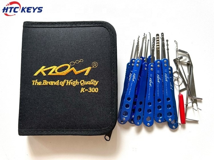 Top quality 20pcs stainless steel blue single hook Unlocking locksmith tool lock picking kit