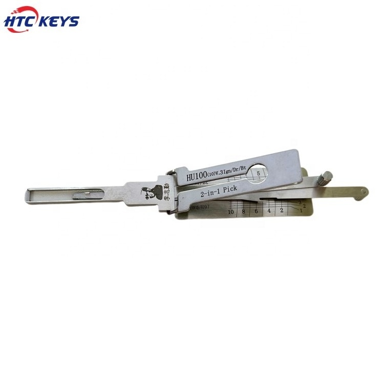 High Quality HU100 2 IN 1 Lock Pick and Decoder Locksmith Tools