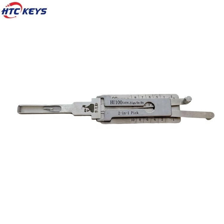 High Quality HU100 2 IN 1 Lock Pick and Decoder Locksmith Tools