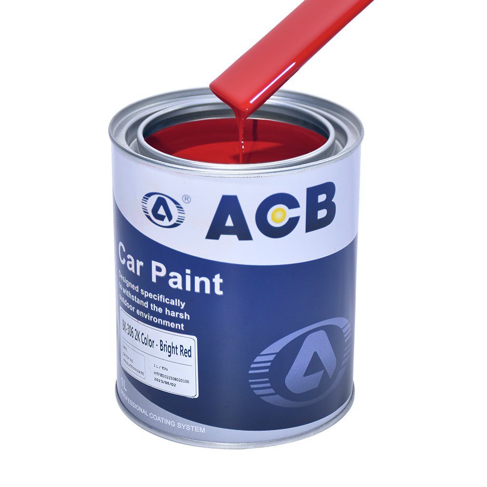 High Gloss Automotive Paint Car High Solid Refinish Paints CAS Epoxy Acrylic Car paints manufacturers