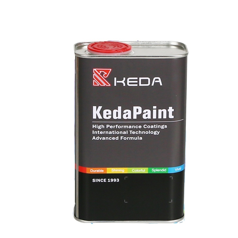 KEDA 2K Clear Coat with corresponding hardener Anti-UV Car paint Shinny 2K Topcoat for Car Paint Varnish