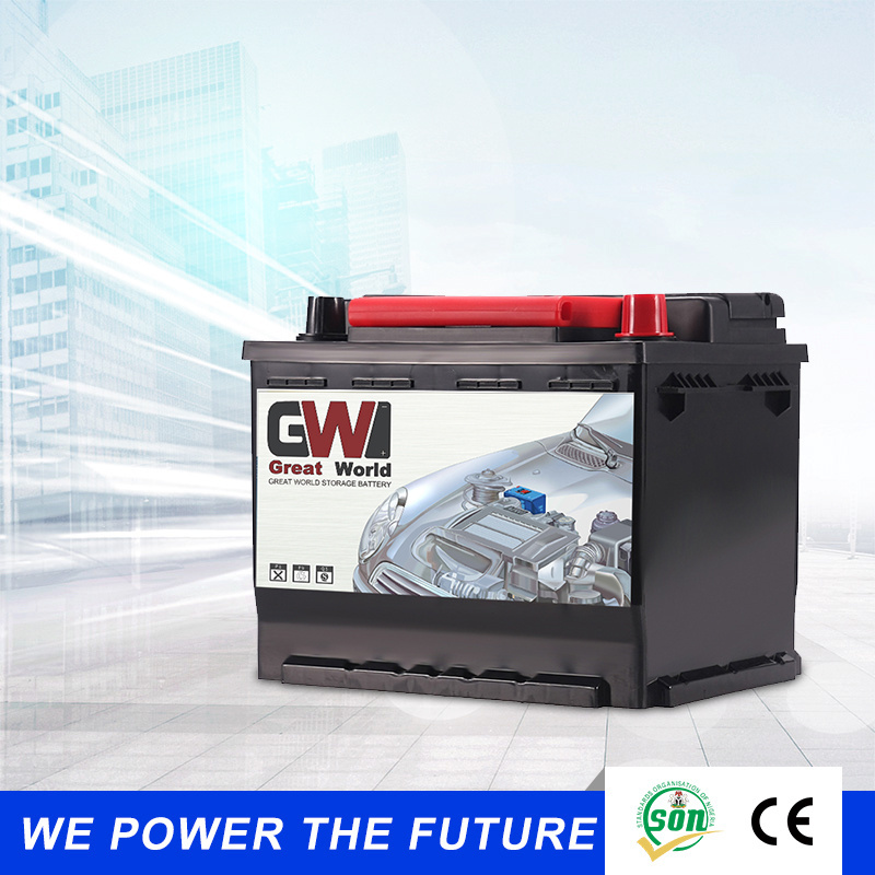 12V 60ah Car Battery lead-acid battery JIS Standard Maintenance Free Battery