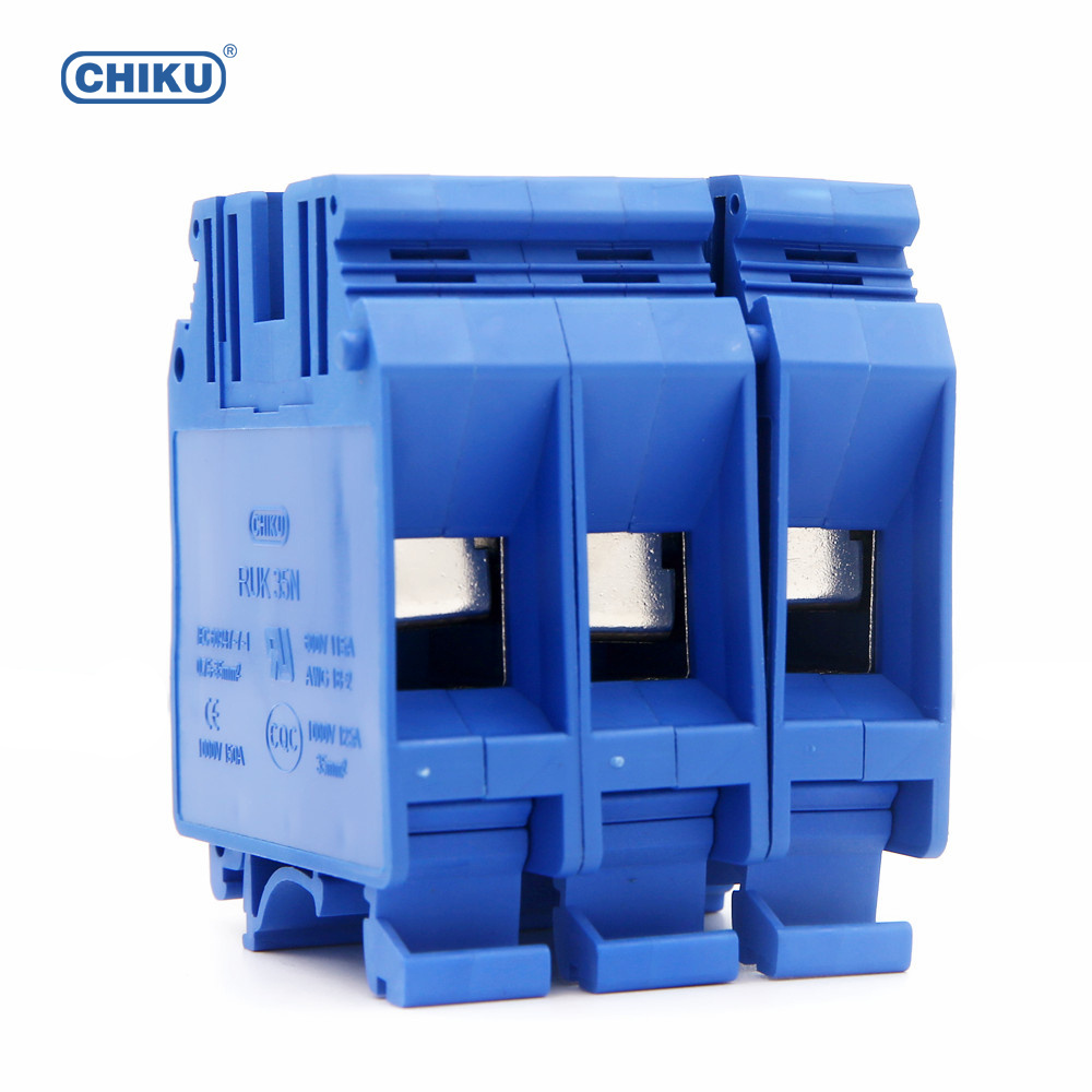 35sqmm 150A 1000V RUK 35N din rail terminal Block