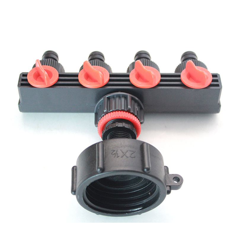 HT Coupling Water hose splitter Y Splitter Plastic Poly Shutoff Valve Splitter Adapter For Farm Irrigation