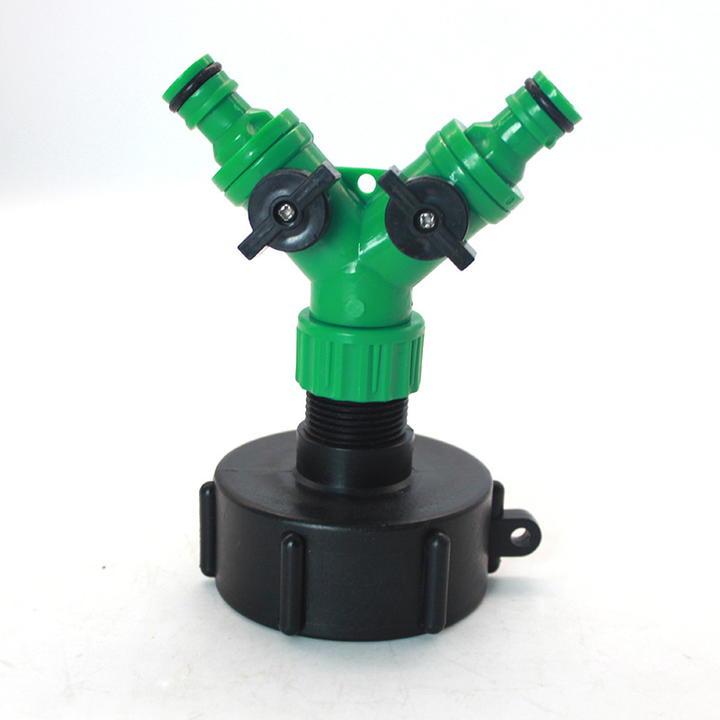 Industry Direct Selling Y Connector Garden Water Hose 3 Way Splitter With Check Valve Promotion Garden Hose Water Tap Connector