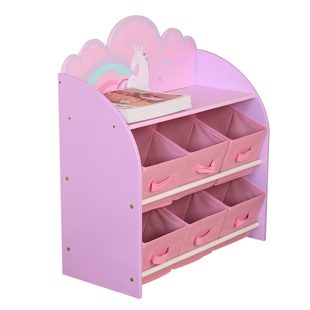 2021 new design non toxic environmental unicorn wood toddler bed for 140cm mattress cute children bed for princess furniture