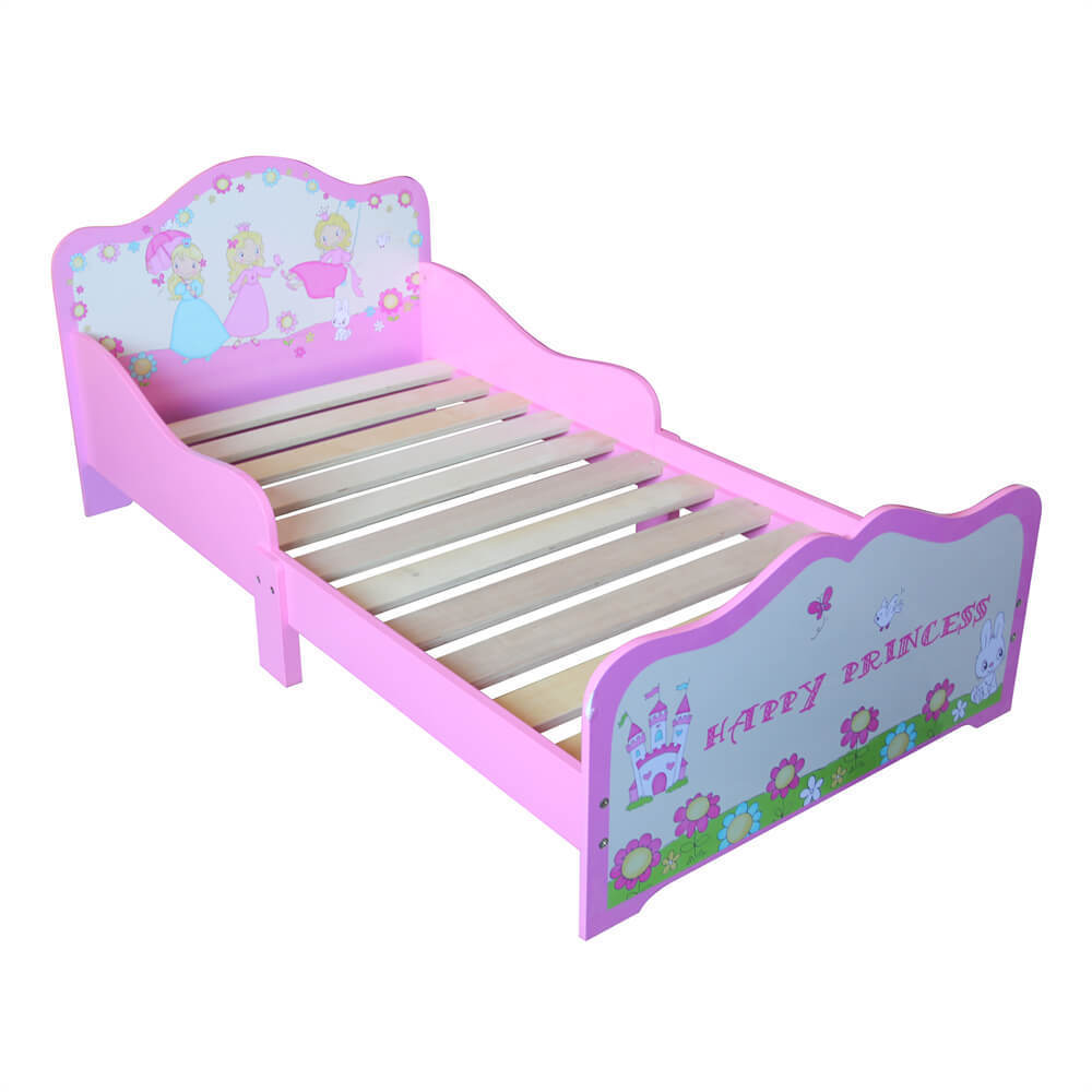 Kids Bed Princess Design Wood children Bed With Plywood Bed Slat used bedroom furniture for sale