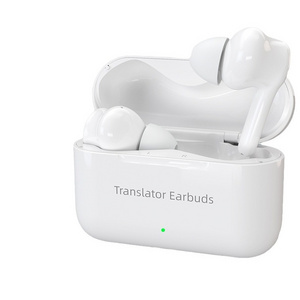 Custom M6 smart voice wireless translate Earphone With Charging Box 127 Language translator device translation earbuds