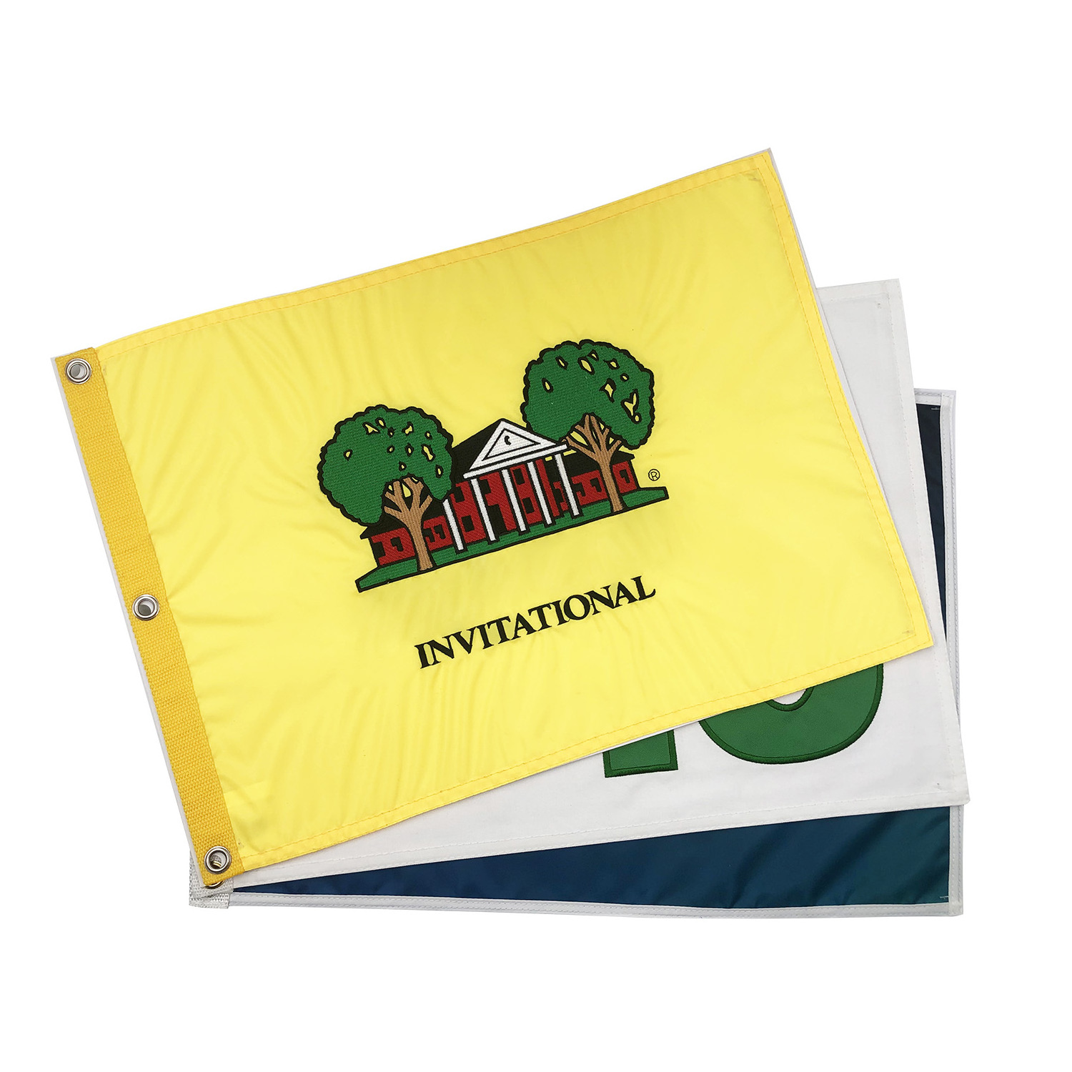 Custom Nylon polyester cotton golf pin flag golf hole flag for Golf Club