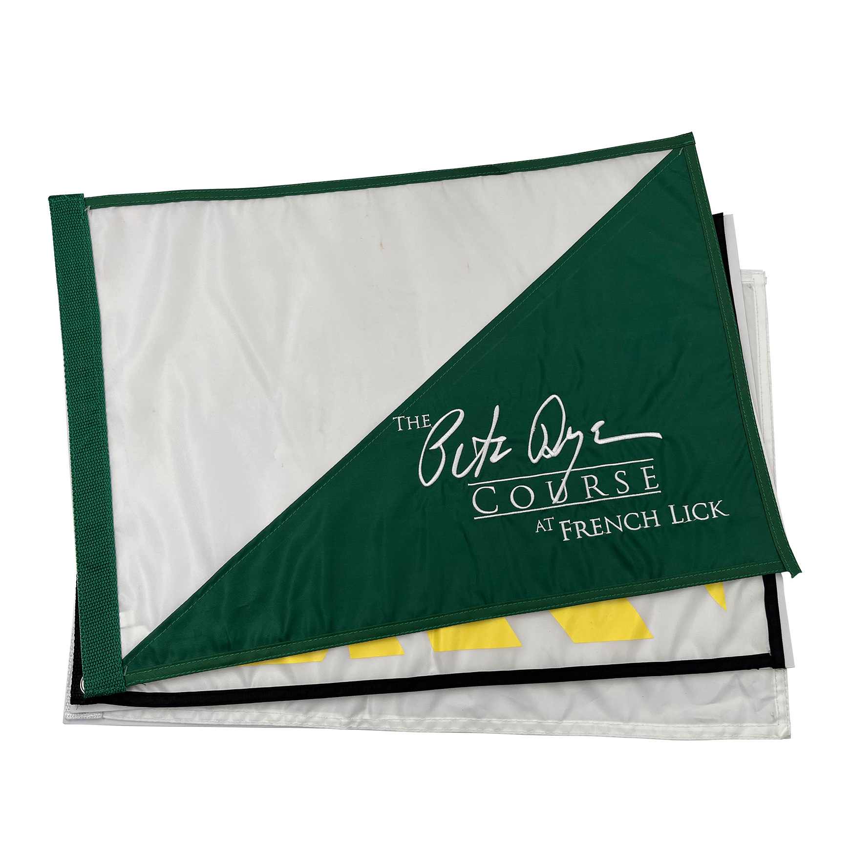 Custom Nylon polyester cotton golf pin flag golf hole flag for Golf Club