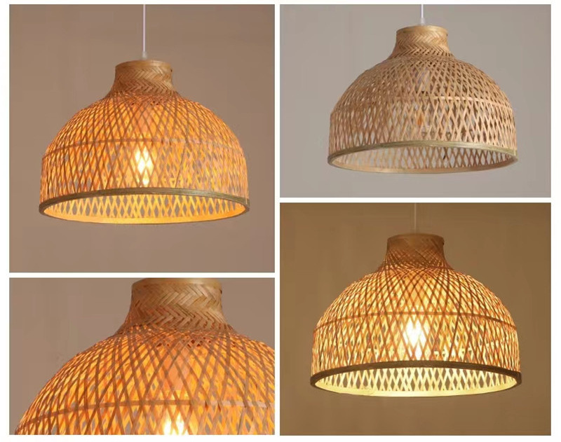 Pendant Light  Homestay Hanging Pendant Lighting for Dining Room Bedroom  Pendant Ceiling Lamp Rattan Chandelier