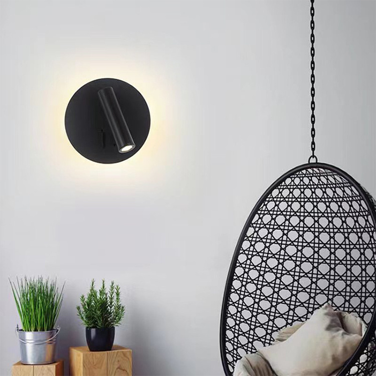 Simple Energy Saving Home Decoration Up And Down Adjustable Bedside Living Room Reading Led Wall Light