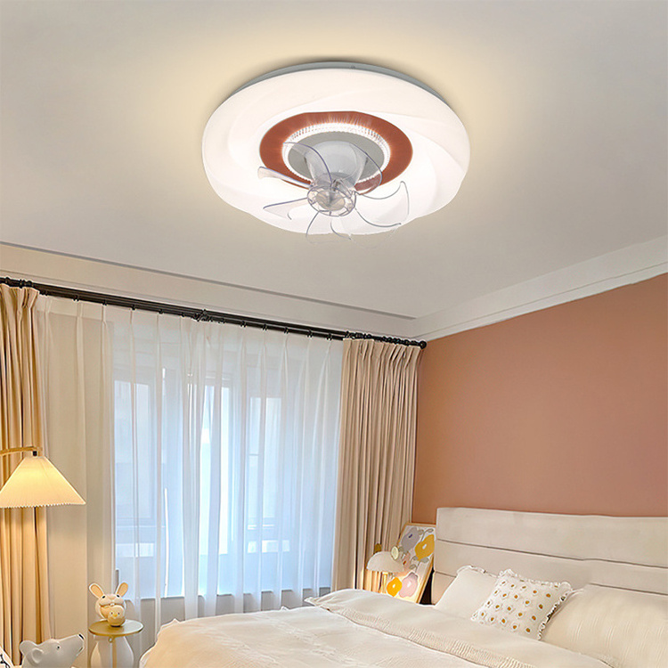 96w Intelligent 6-Speed Adjustment Dc Brushless Remote Control Indoor Recharge Ceiling Fan Light