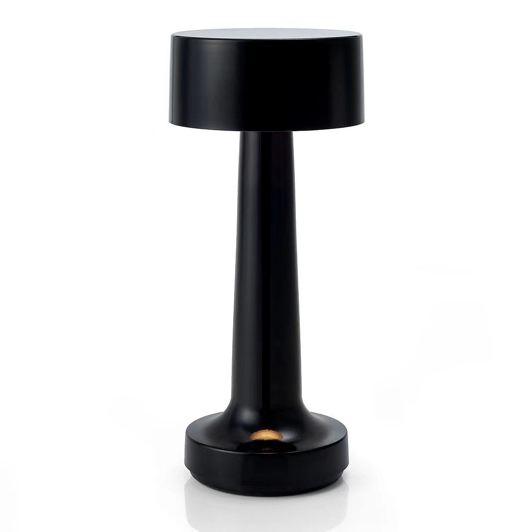 Modern Restaurant Hotel Portable Mushroom Cordless Table Lamp With Battery Usb Rechargeable Led Desk Light