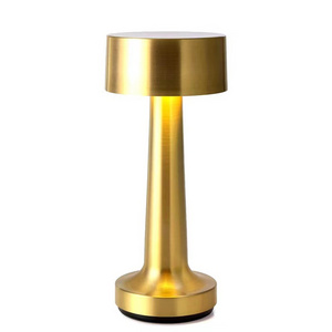 Modern Restaurant Hotel Portable Mushroom Cordless Table Lamp With Battery Usb Rechargeable Led Desk Light