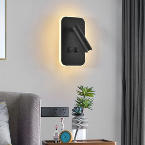 Simple Energy Saving Home Decoration Up And Down Adjustable Bedside Living Room Reading Led Wall Light