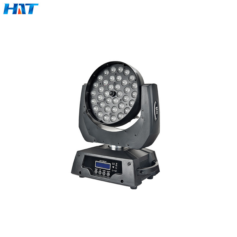 HAT 2023 Hot Selling 36x10W RGBW 4in1 ZOOM Washing Led Moving head Light Stage Light Disco Wedding Party Light