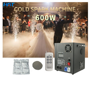 HAT Cold Spark Machine 600w Indoor Outdoor Cold Spark Machine Wedding Party 3-5M Indoor Fireworks Cold Spark Machine