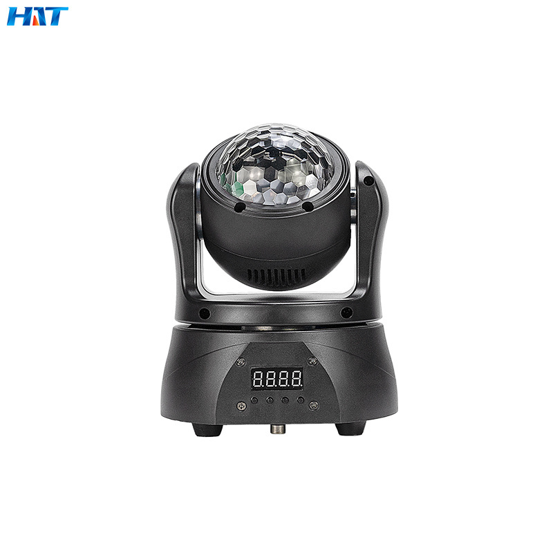 HT Mini Led Disco Light Double Side Led Rotating Small 15w Moving Hed Dj Light Head Moving Led Stage Light