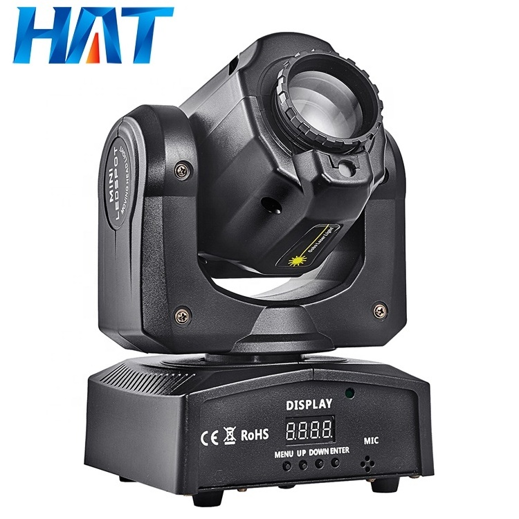 HAT MINI Moving head lights 30W with Laser smart  beam cabeza movil 30w teste mobili   bar light KTV Disco