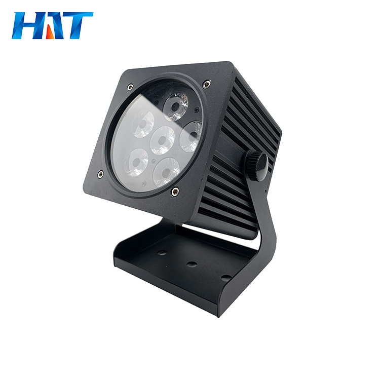 HAT multi wireless dmx  led battery par light 6 *18W  powered lled par stage light