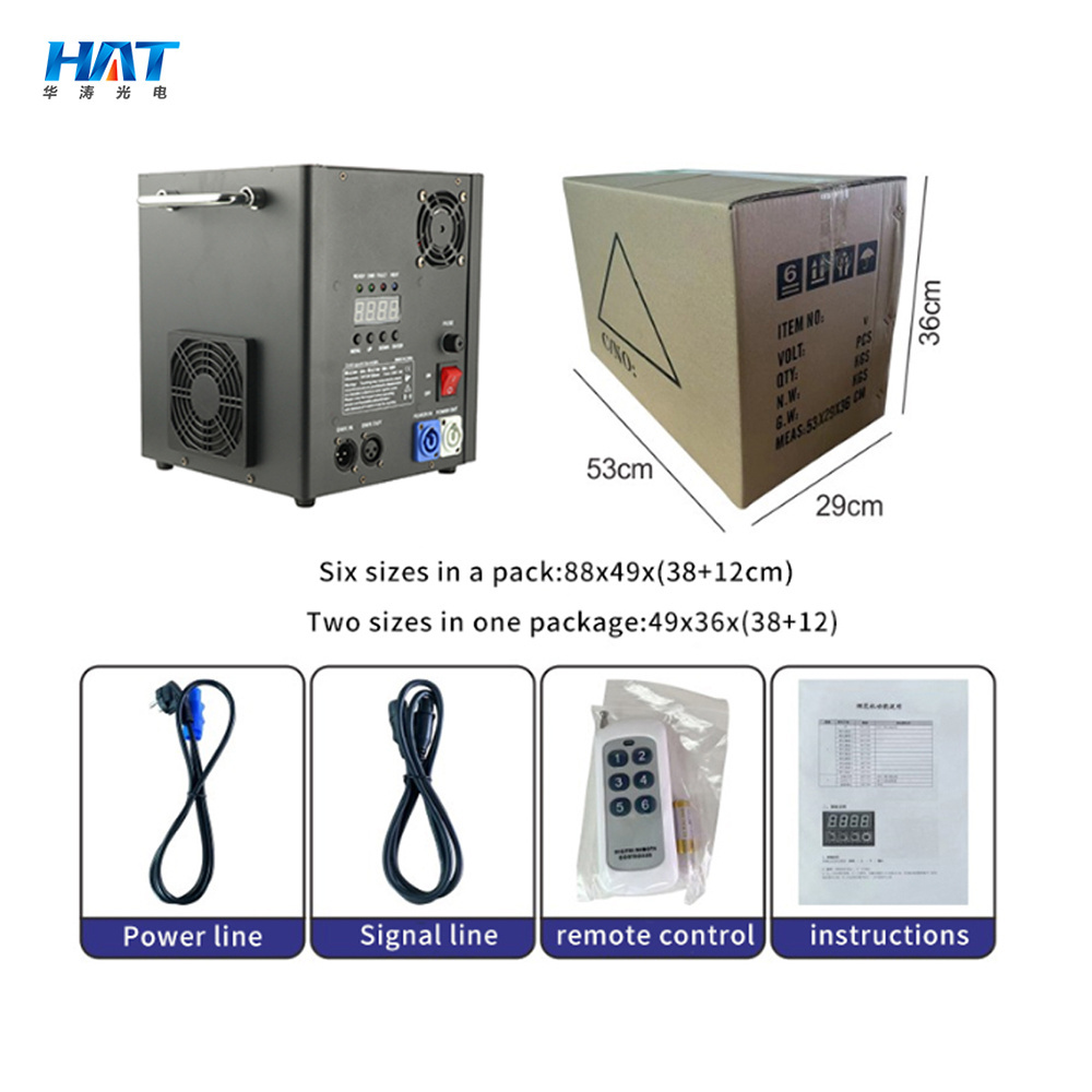 HAT Cold Spark Machine 600w Indoor Outdoor Cold Spark Machine Wedding Party 3-5M Indoor Fireworks Cold Spark Machine