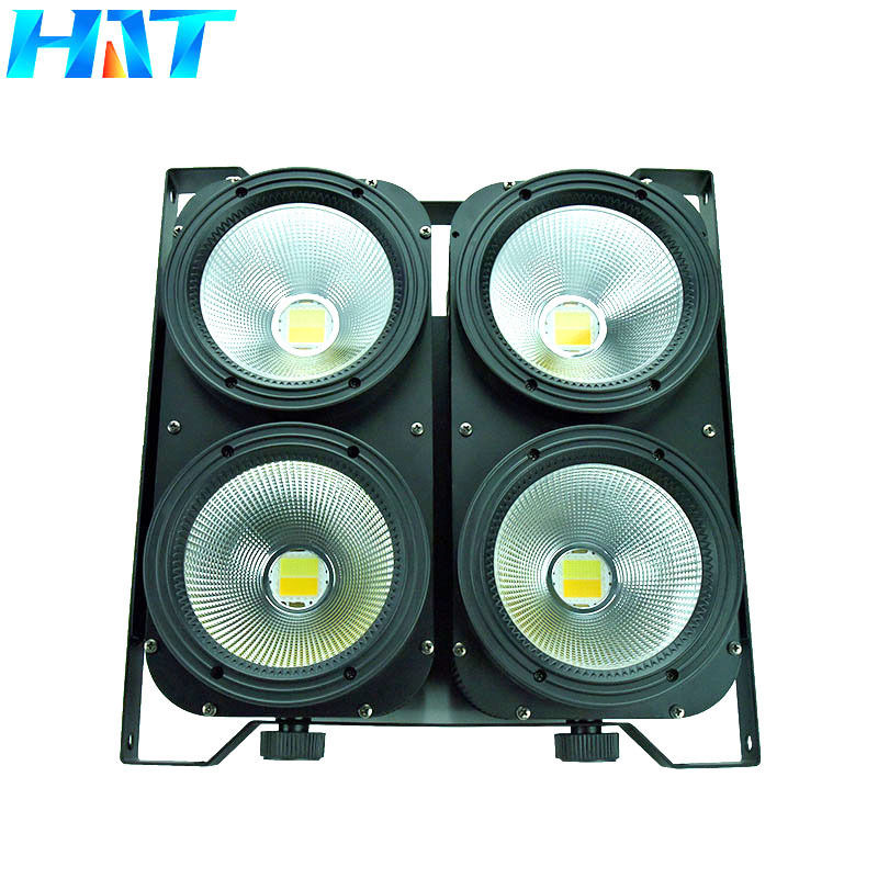 HAT professional audience light 4*100w LED COB Blinder Light 4eyes 400w  audience light for party stage wedding club