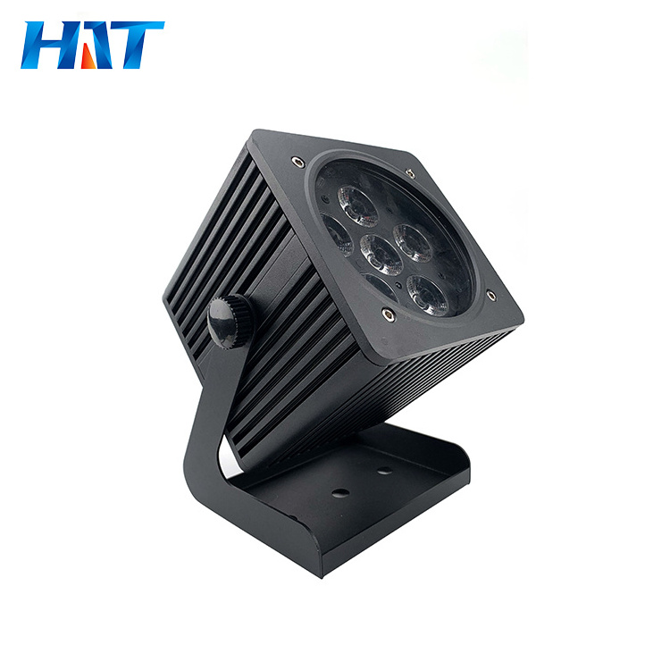 HAT multi wireless dmx  led battery par light 6 *18W  powered lled par stage light