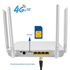 300Mbps WIFI Speed 4*5 dBi Antennas and 4G sim card Slot LTE CPE Wireless Router MT7628NN router wifi 4g with sim router wifi 4g