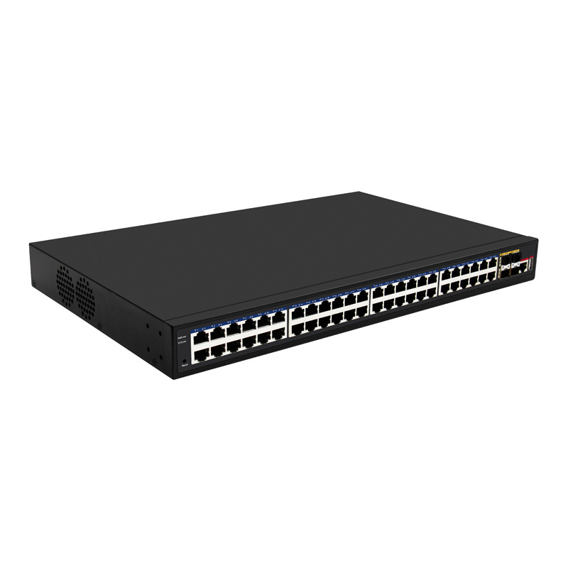 52 Port 10G Uplink 48 Port Gigabit Layer 3 Managed Ethernet Switch 4 * 10 Gb SFP+ ports, 1 console port, and 1 USB serial port