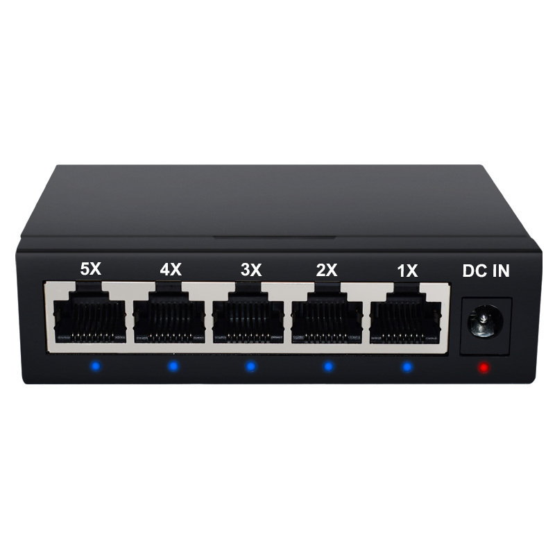 Ethernet 8 port PoE switch 10/100M 250M CCTV Industrial PoE Switch for Security System And IP Camera