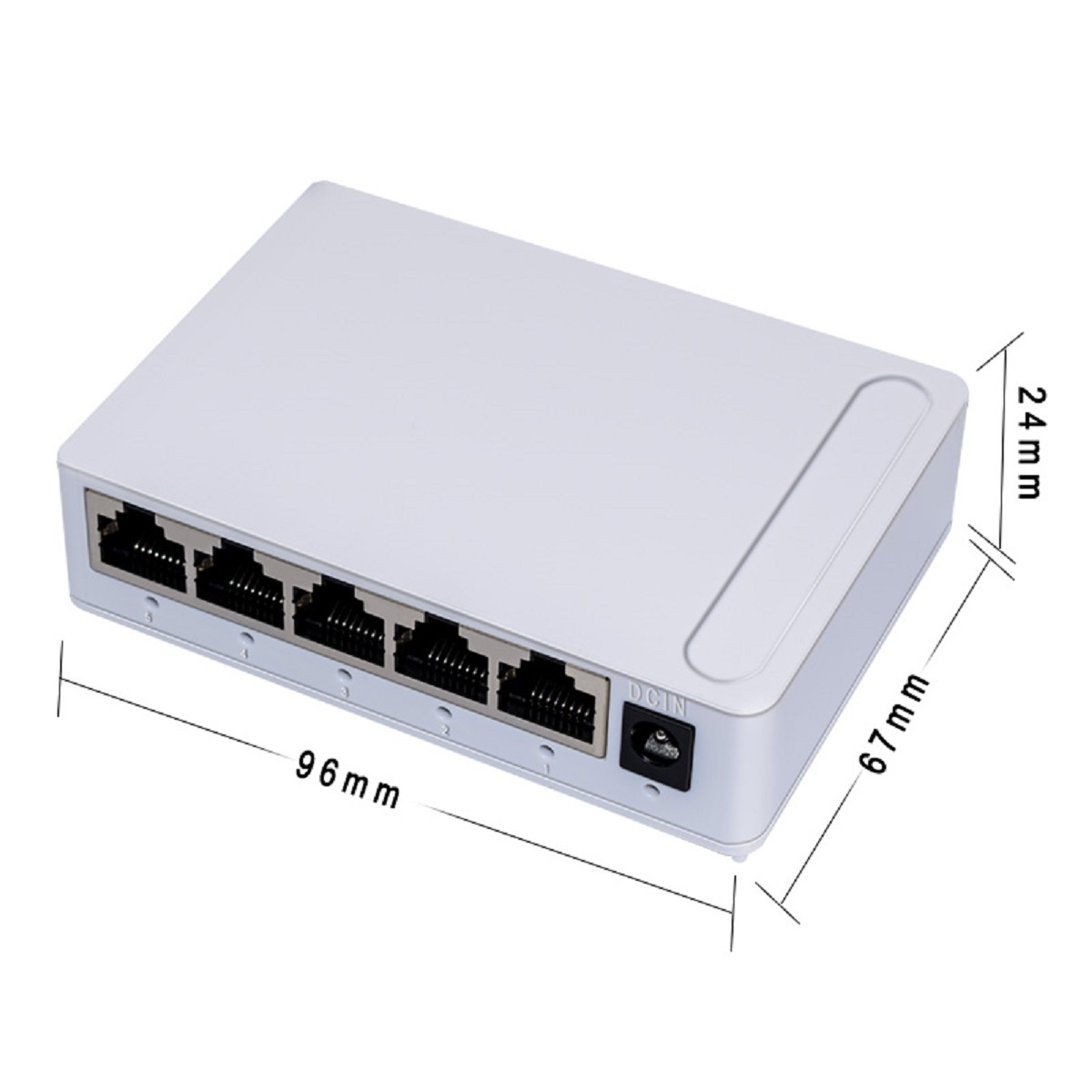 D link Plastic Desktop 5 Port 10/100Mbps Network Switch Megabit Unmanaged Ethernet Switch Hub