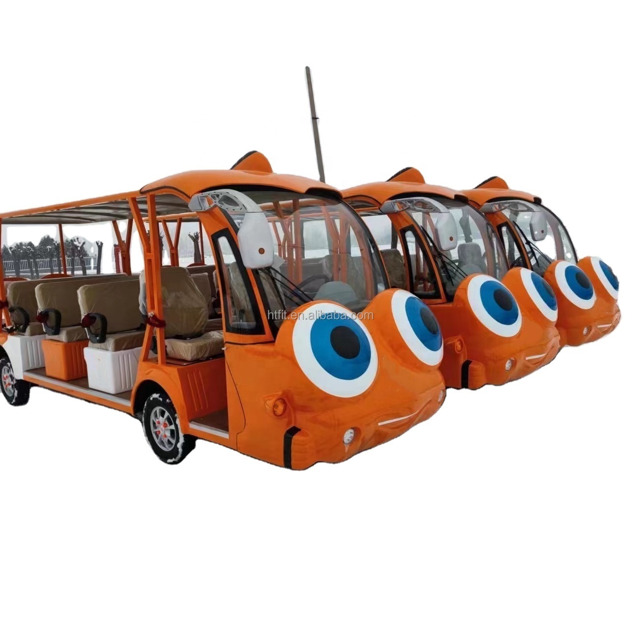 Customized 20-40 Passengers Used Sight Seeing Electric Sightseeing Tour Tourist Mini Bus