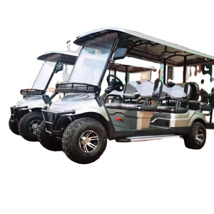 aluminium frame  golf  cart/6 Person 72v electric lifted golf cart off road buggy with lithium battery